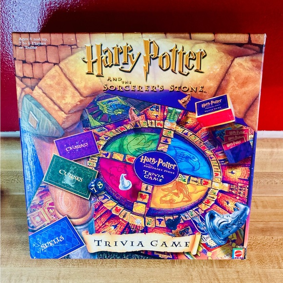 Other - Harry Potter And The Sorcerers Stone Trivia Board Game 2000 100% Complete